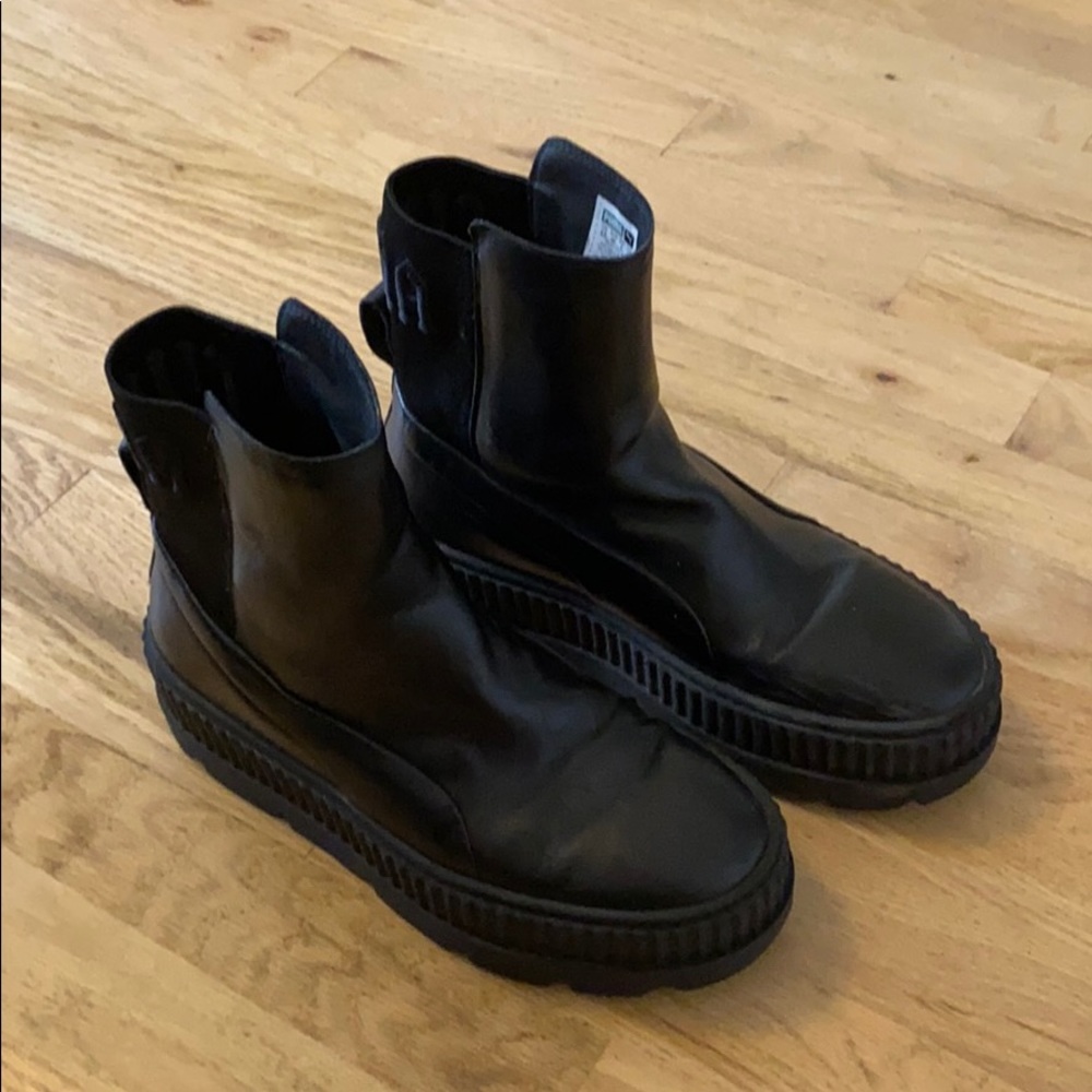 Puma x Fenty Platform Sneaker Boots in Black US 9